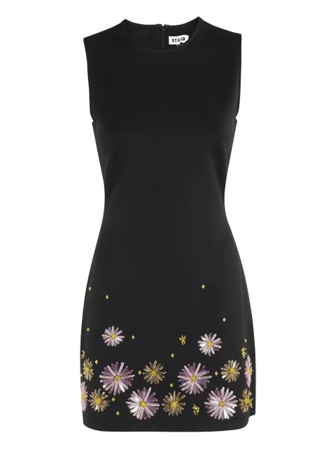 STAUD embellished floral dress - Black - zdjęcie produktu nr 1