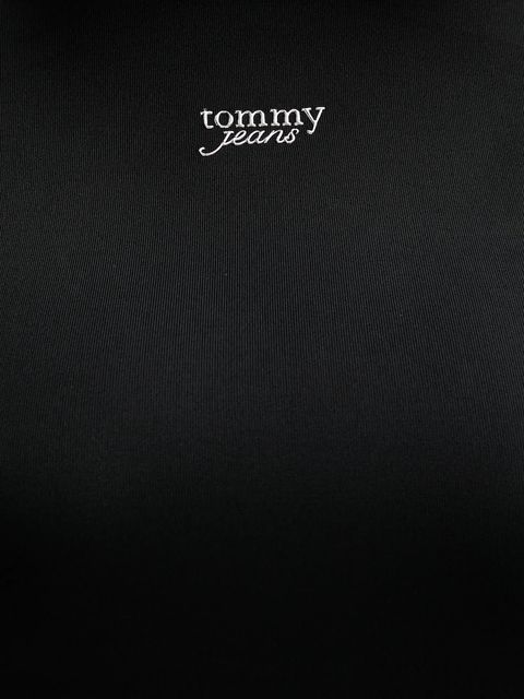 Tommy Jeans sukienka kolor czarny mini dopasowana DW0DW21504