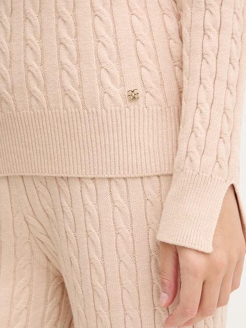 Chantelle sweter TWIST damski kolor beżowy C1A2L0