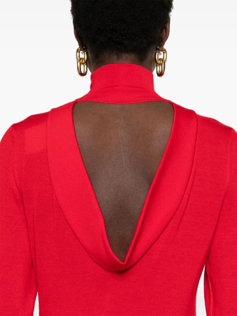 Givenchy open-back wool sweater - Red