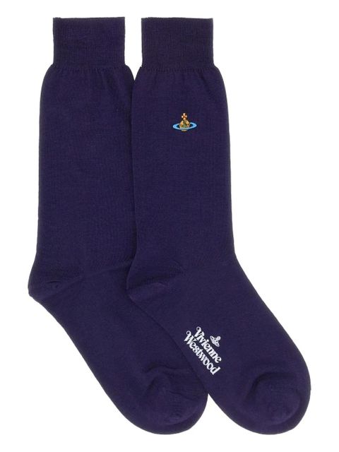 Vivienne Westwood Uni Orb socks - Blue