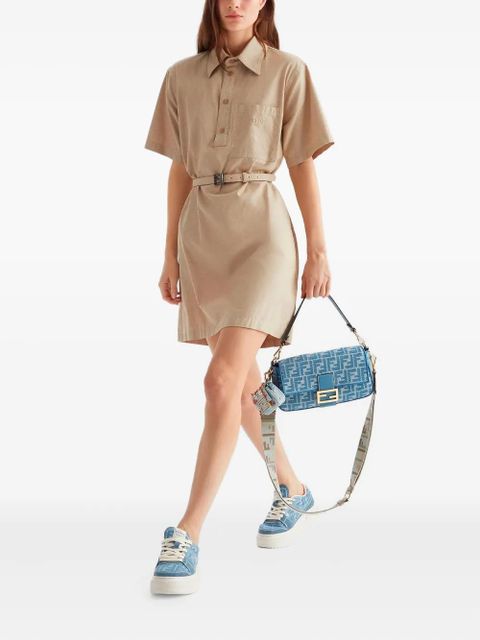FENDI belted mini dress - Neutrals