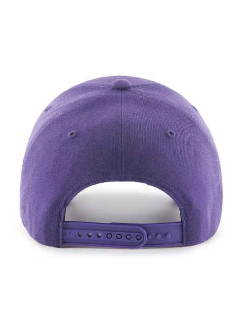 47 brand czapka z daszkiem MLB New York Yankees kolor fioletowy gładka B-MVPSP17WBP-PP