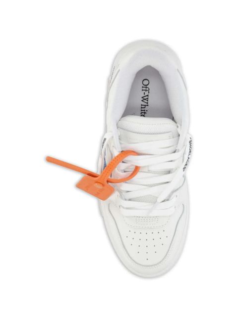 Off-White graffiti leather sneakers