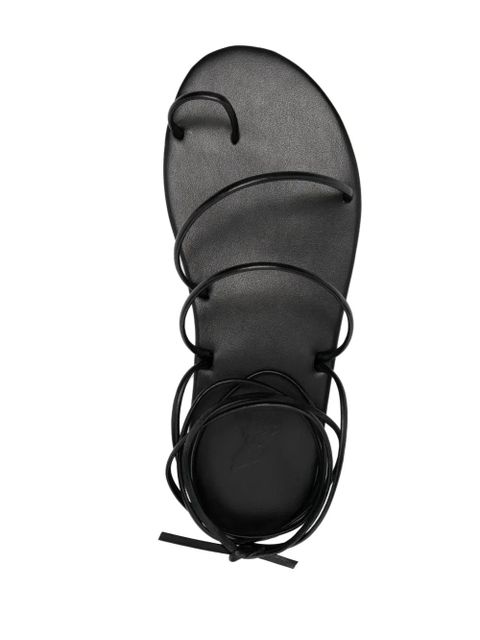 Ancient Greek Sandals Du open-toe leather sandals - Black