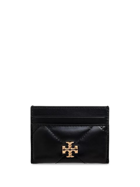 Tory Burch logo-plaque card holder - Black - zdjęcie produktu nr 1