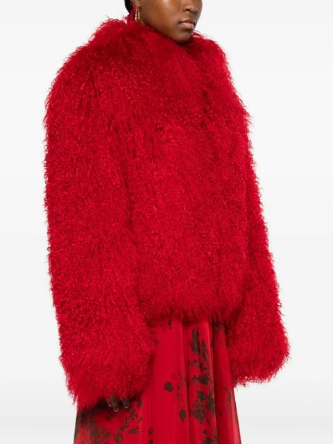 ducie Rochelle shearling jacket - Red