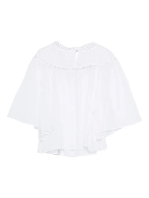MARANT ÉTOILE lace-detail blouse - White - zdjęcie produktu nr 2