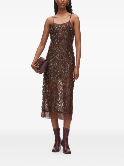 3.1 Phillip Lim fringe-sequin dress - Brown - zdjęcie produktu nr 2