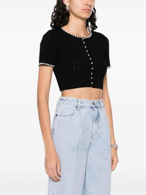 SANDRO cropped cardigan - Black