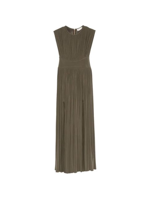 ZIMMERMANN Luna pleated sleeveless dress - Green - zdjęcie produktu nr 1