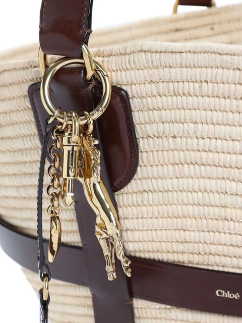 Chloé large Kerala 25 charm-detail shoulder bag - Neutrals