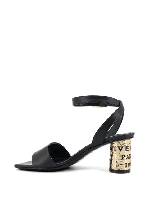 Givenchy tape-heel ankle-strap sandals - Black