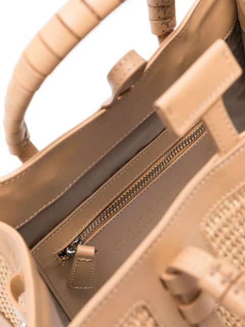 Casadei Beaurivage raffia tote bag - Neutrals