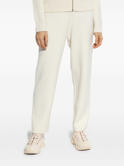 Moncler virgin wool trousers - White