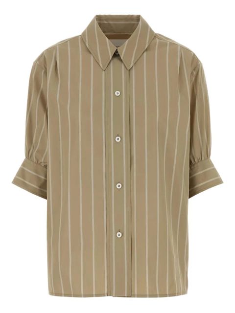 Jil Sander striped poplin shirt - Neutrals - zdjęcie produktu nr 1