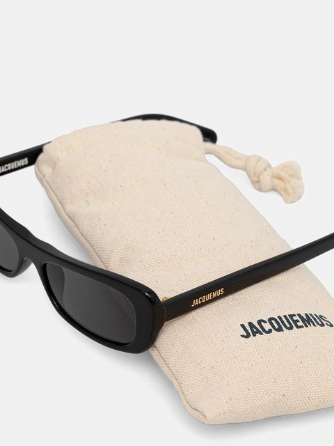 Jacquemus okulary przeciwsłoneczne CAPRI kolor czarny JAC55C1SUN