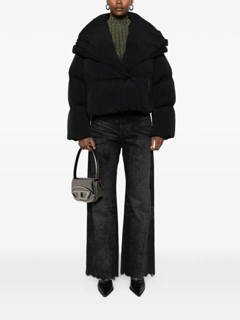 Diesel quilted high-neck jacket - Black - zdjęcie produktu nr 2