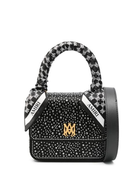 AMIRI rhinestone-embellished mini bag - Black - zdjęcie produktu nr 1