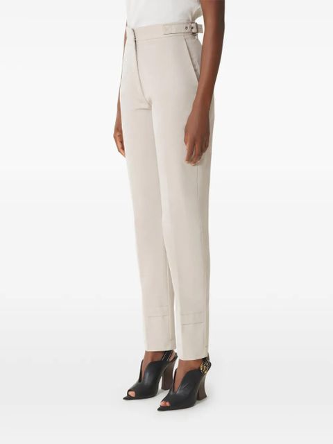 Lanvin belted turn-up trousers - Neutrals