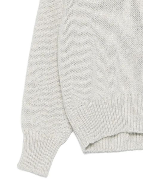 Alysi round-neck sweater - Grey