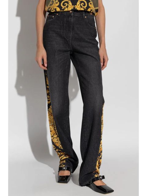 Versace Barocco boyfriend jeans - Black