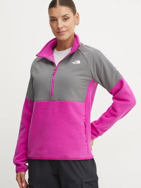 The North Face bluza sportowa Glacier Heavyweight kolor różowy wzorzysta NF0A89JB71O1 - zdjęcie produktu nr 1