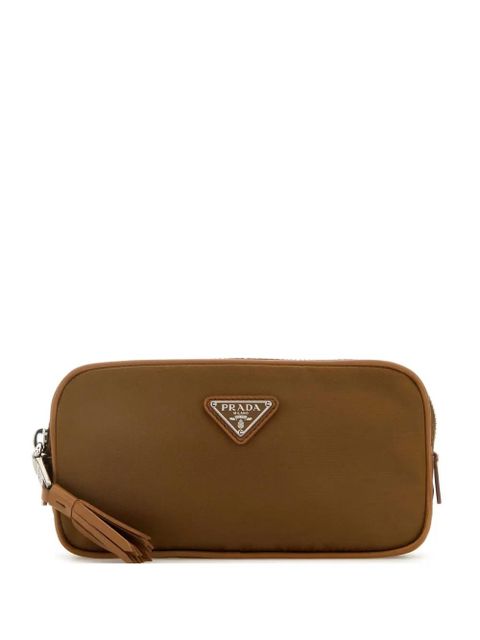 Prada logo plaque belt bag - Brown - zdjęcie produktu nr 1