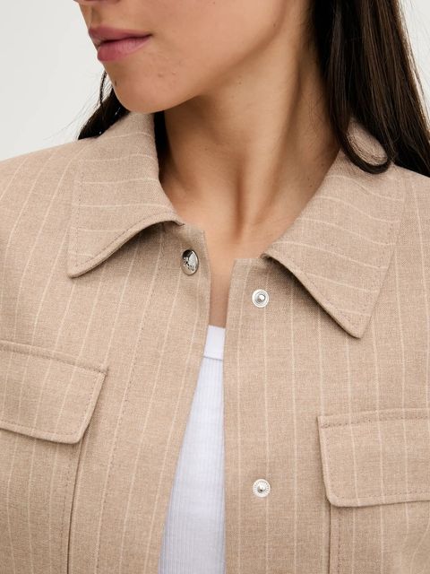 HUGO kurtka Alero kolor beżowy przejściowa 50542658