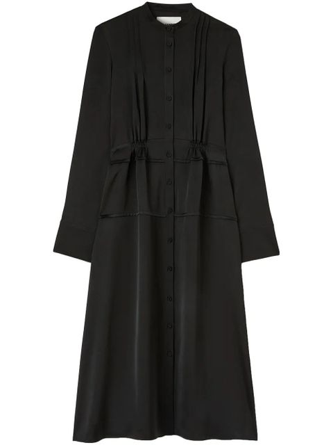 Jil Sander collarless midi dress - Black - zdjęcie produktu nr 1