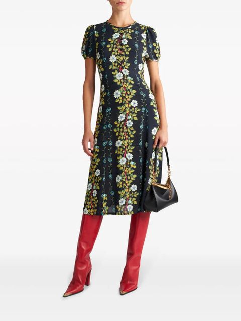 ETRO floral-print A-line dress - Black - zdjęcie produktu nr 2