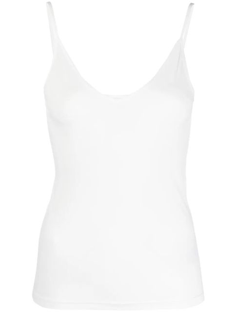 Jil Sander V-neck plain tank top - White - zdjęcie produktu nr 1