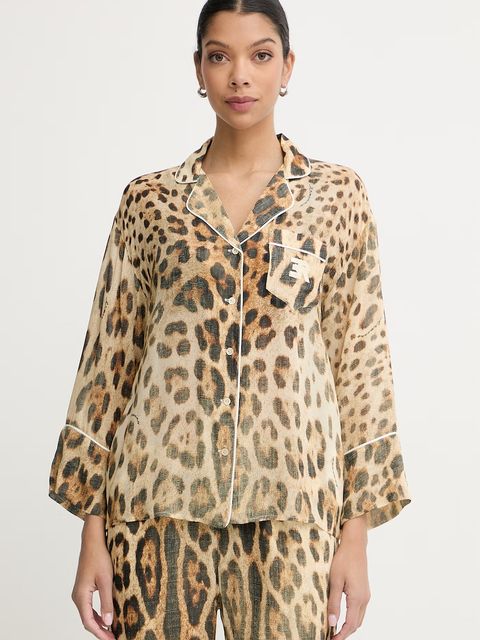 ERMANNO Firenze bluzka lounge damska z wiskozy - zdjęcie produktu nr 1