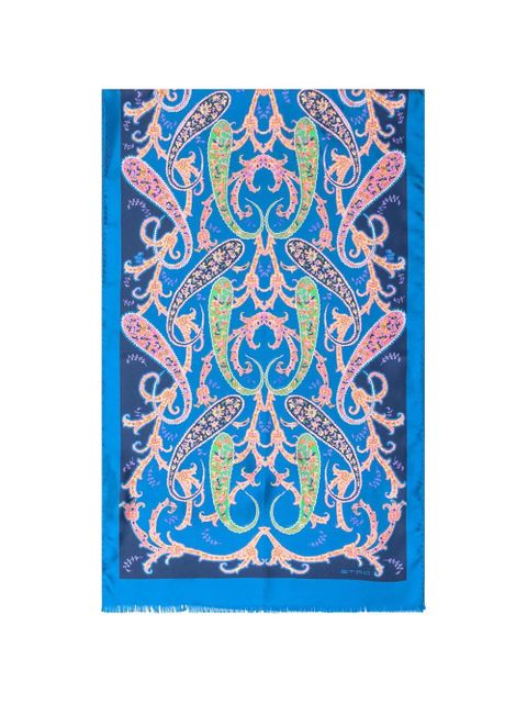ETRO paisley-print scarf - Blue - zdjęcie produktu nr 2