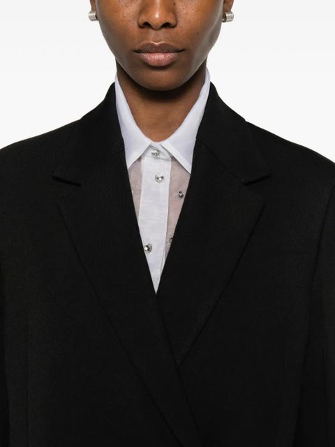 TOTEME boxy double-breasted blazer - Black