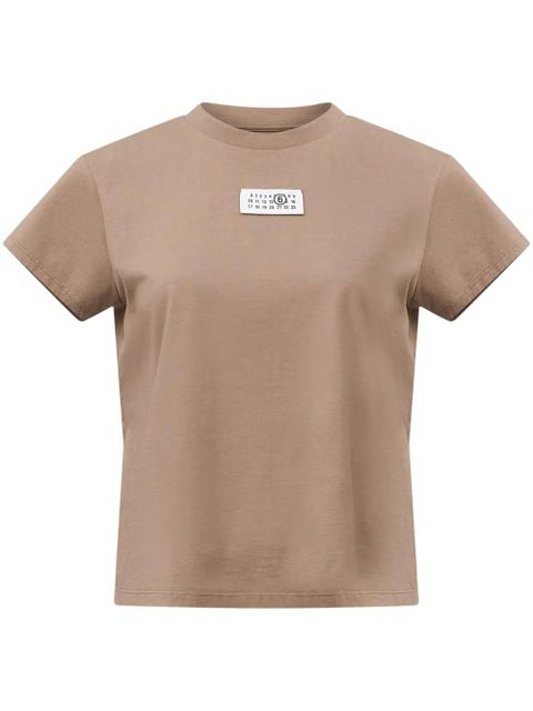 MM6 Maison Margiela cotton jersey T-shirt - Neutrals - zdjęcie produktu nr 1