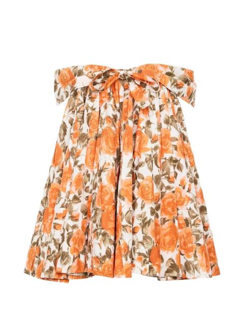 Chloé bow floral print dress - White - zdjęcie produktu nr 1