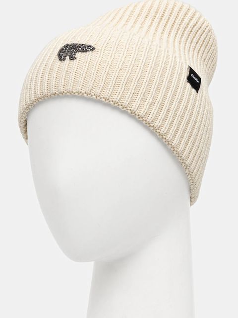 Eisbar czapka wełniana Elena OS Crystal MÜ kolor beżowy E25204