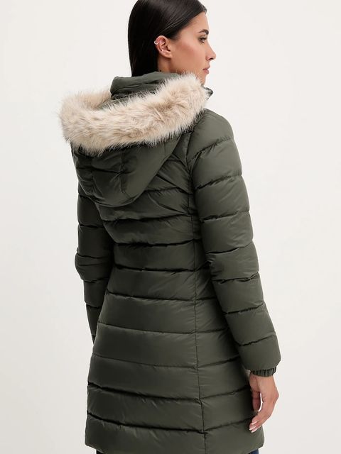 Tommy Jeans kurtka puchowa damska kolor zielony DW0DW18864 - zdjęcie produktu nr 2