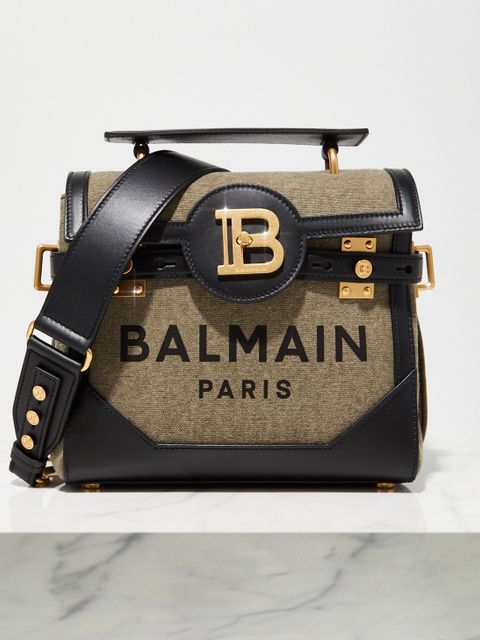 BALMAIN - Torebka z logo B-Buzz 23
