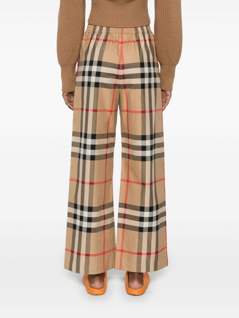 Burberry Vintage Check cotton trousers - Neutrals