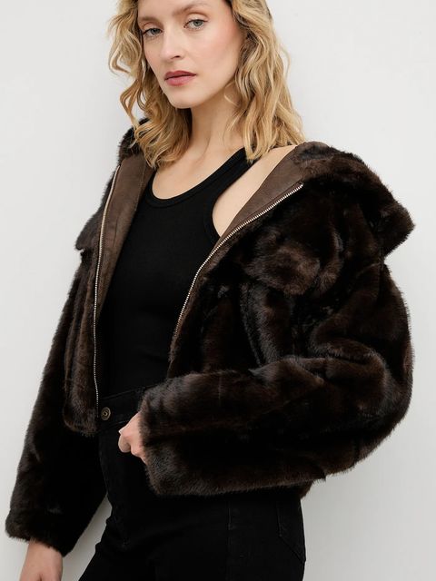 Answear.LAB kurtka kolor brązowy przejściowa - zdjęcie produktu nr 1