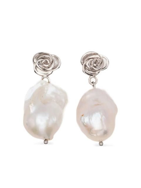 Magda Butrym Rose pearl earrings - Silver - zdjęcie produktu nr 1