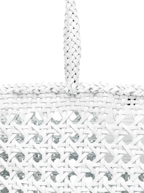 DRAGON DIFFUSION NS Cannage tote bag - White