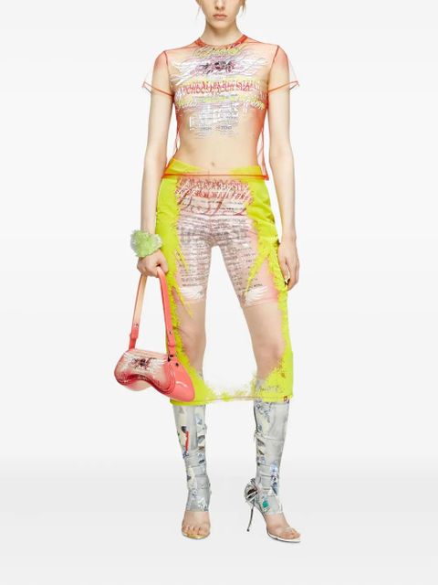 Diesel Remaster Capsule T-Yrac T-shirt - Pink - zdjęcie produktu nr 2