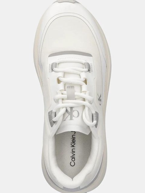 Calvin Klein Jeans sneakersy ATHLEISURE RUNNER LACEUP NT damskie kolor biały YW0YW01823