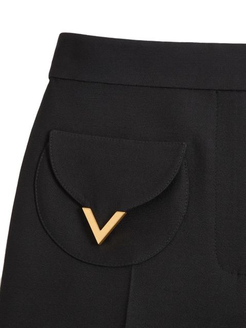 Valentino Garavani cuffed trousers - Black