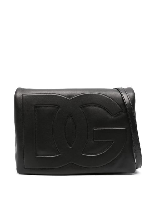 Dolce & Gabbana DG leather clutch bag - Black - zdjęcie produktu nr 1