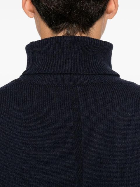 The Row turtleneck cashmere sweater - Blue