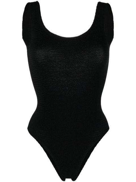 Reina Olga Papaia Crinkle swimsuit - Black - zdjęcie produktu nr 1